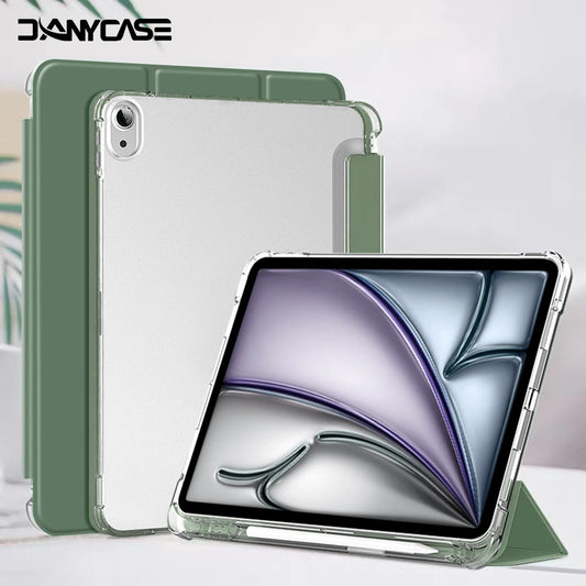 Funda para iPad con Soporte para Lápiz para iPad Air 6/5, iPad Pro 11/12.9/13, iPad 10.ª Generación, 10.2, 9.7 y iPad Mini 7/6 – Funda Protectora Inteligente