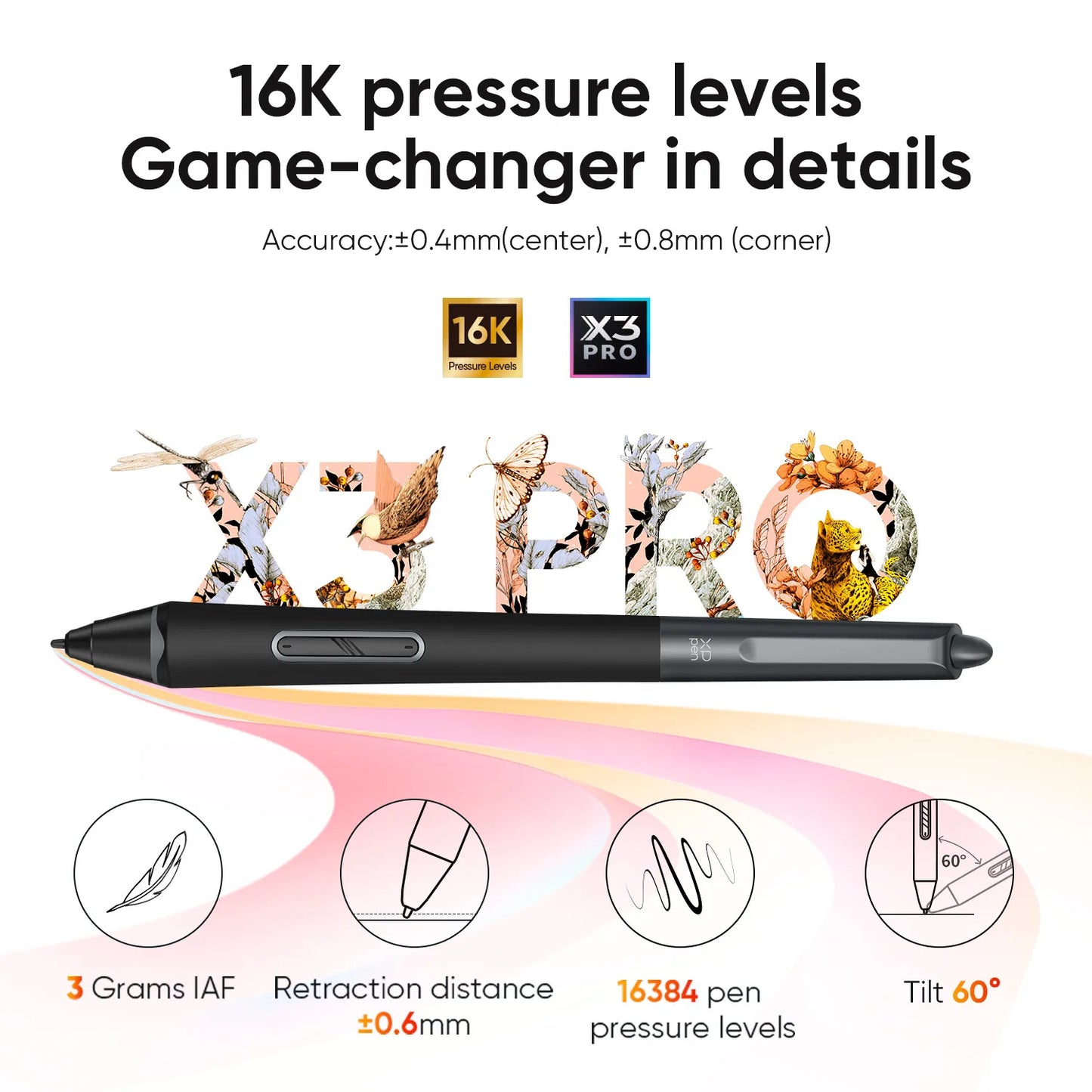 XPPen Artist Pro 16 Gen 2 Drawing Display – 16-Inch 2.5K Graphics Tablet Monitor with 16K Pressure Levels