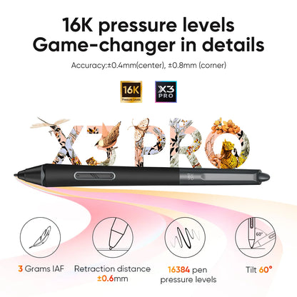 XPPen Artist Pro 16 Gen 2 Drawing Display – 16-Inch 2.5K Graphics Tablet Monitor with 16K Pressure Levels