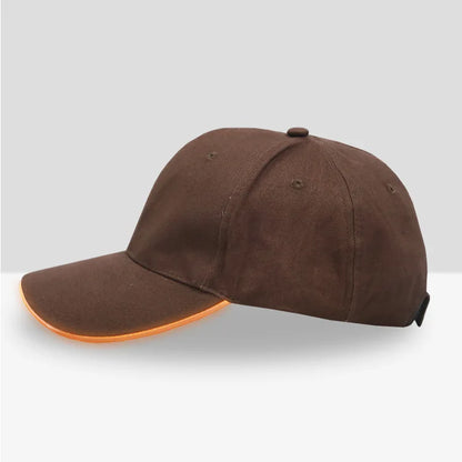 Fiber Optic LED Baseball Cap – 7-Color Luminous Light-Up Hat with USB Rechargeable Design for Parties, Performances & EDC