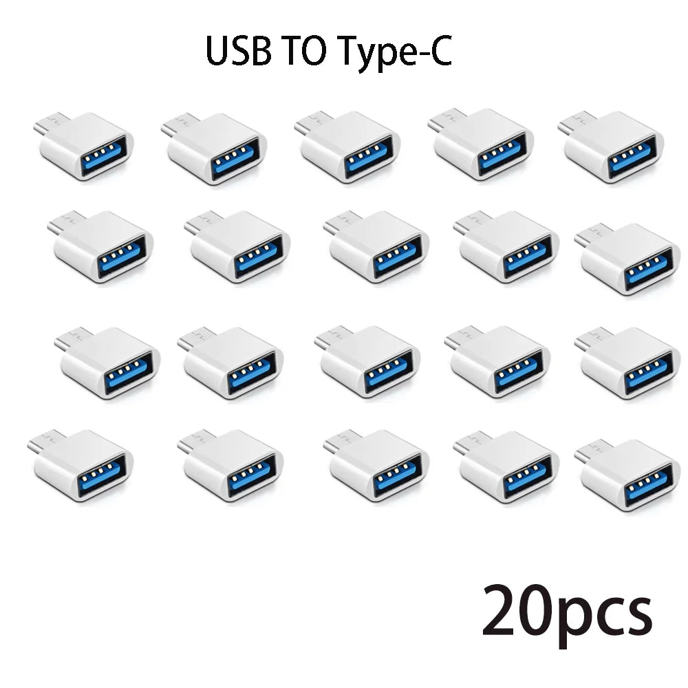 USB-C to USB 3.0 OTG Adapter – Type-C Male to USB-A Female Data Connector for MacBook, iPad & USB-C Devices