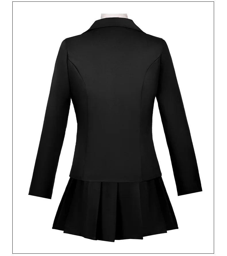 Blue Cosplay Costume Women's JK School Uniform Set – Jacket, Skirt & ID Card