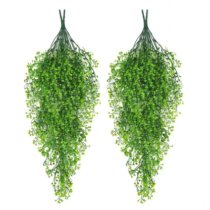 1 enredadera artificial de glicina colgante – Guirnalda de flores sintéticas resistente a los rayos UV para decoración del hogar en interiores y exteriores, bodas, fiestas y eventos