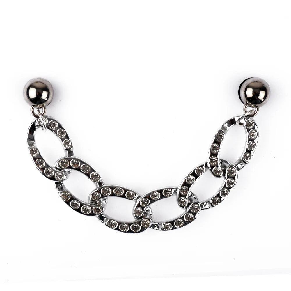 Bling Shoe Chains – Metal Shoe Charms & Sparkling Shoe Decorations for Girls & Women, Fashion Footwear Accessories & Gifts