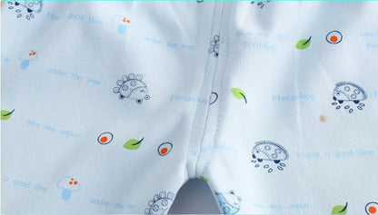 5PCS Baby Hedgehog Clothing Set – Pure Cotton Newborn Underwear Outfit for 0–3 Months Spring & Autumn