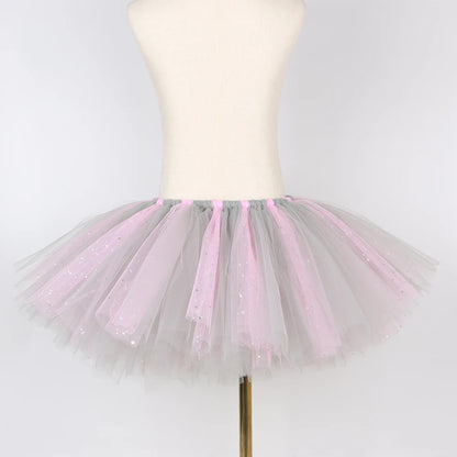 Baby Girls Elephant Tutu Skirt – Fluffy Tulle Animal Dress-Up Costume for Carnival, Halloween Parties & Events