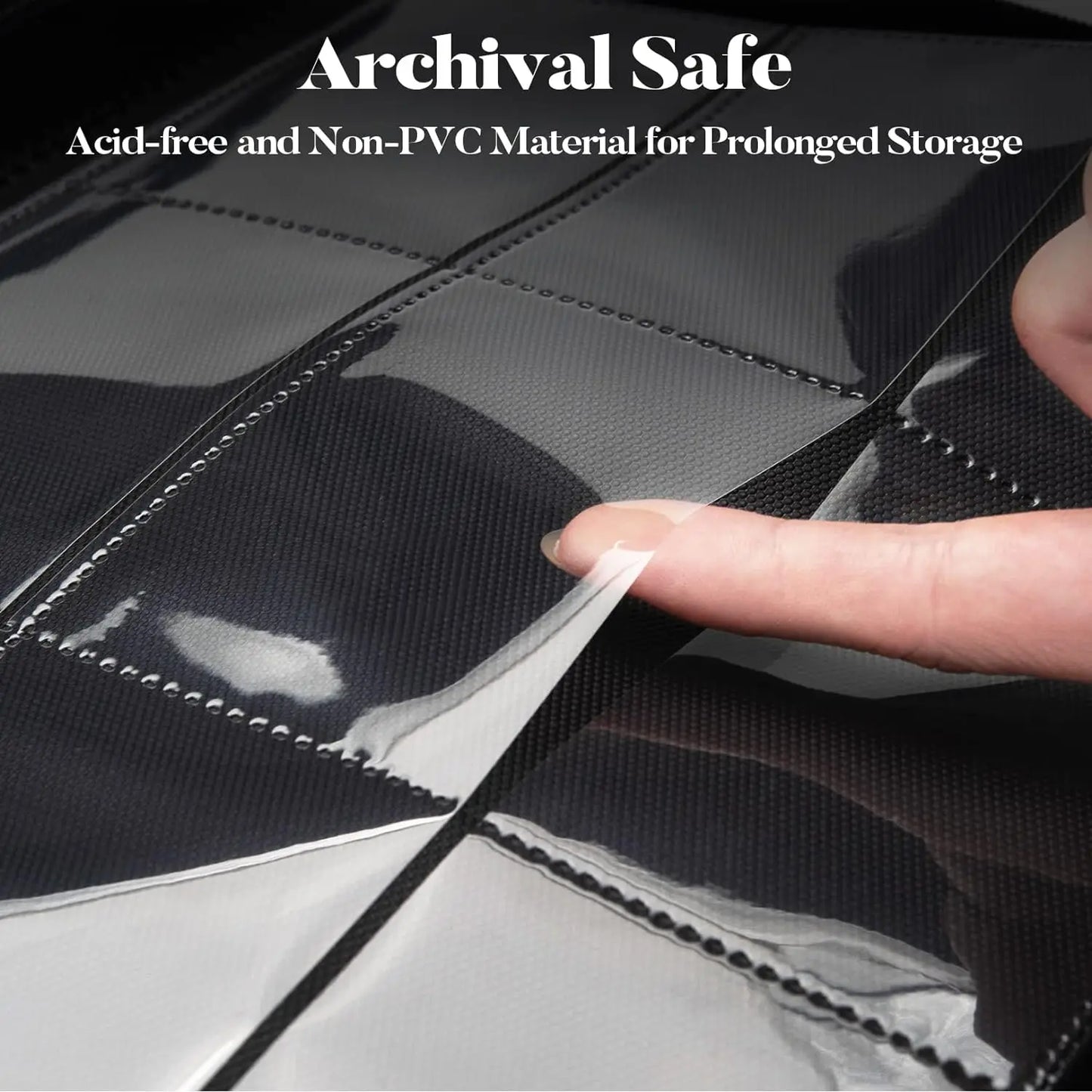 9 Pocket Zipper Trading Card Binder | 360 Card Holder Album with Premium PU Cover & Side-Loading Sleeves
