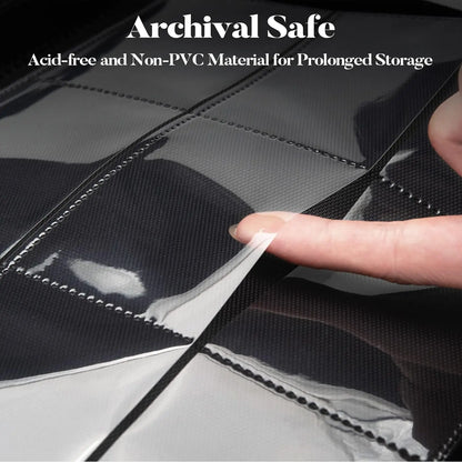 9 Pocket Zipper Trading Card Binder | 360 Card Holder Album with Premium PU Cover & Side-Loading Sleeves