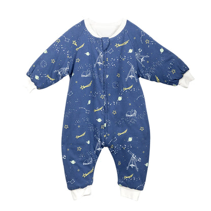 Baby Winter Sleeping Bag 1-4 Years – Warm Toddler Sleep Sack with Feet, Cute Girls' Growth Blanket & Cozy Sleepwear