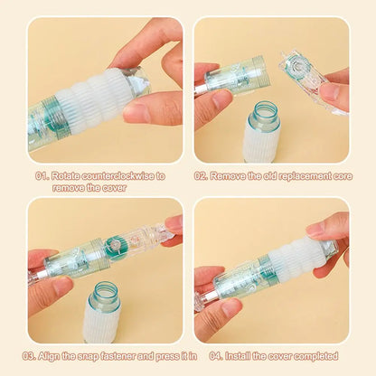 High Viscosity Dot Glue Pen – Quick Dry Double-Sided Adhesive Applicator for DIY Crafts, Scrapbooking, School & Office Stationery
