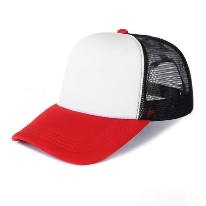 Gorra Trucker de Malla de 5 Paneles con Logotipo Personalizado – Gorra de Béisbol Ajustable para Hombres y Mujeres, Equipos Deportivos y Uso al Aire Libre en Verano