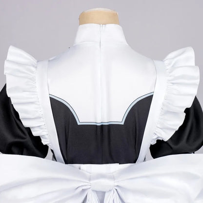 Death Game Maid Cosplay Costume – Ghost Maid Aoi Outfit | Anime Lolita-Style Dress with Hat Set (Women)