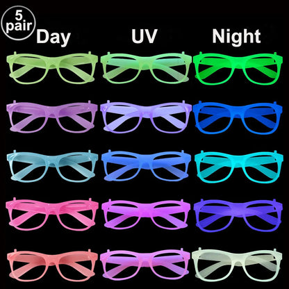 Neon UV Reactive Party Hats – Fluorescent Formal Hats for Glow Parties, Festivals & Events