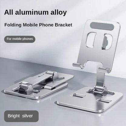 Support pliable universel en alliage d'aluminium pour téléphone et tablette – Support de bureau réglable pour appareils mobiles, accessoires de bureau et aménagement de bureau
