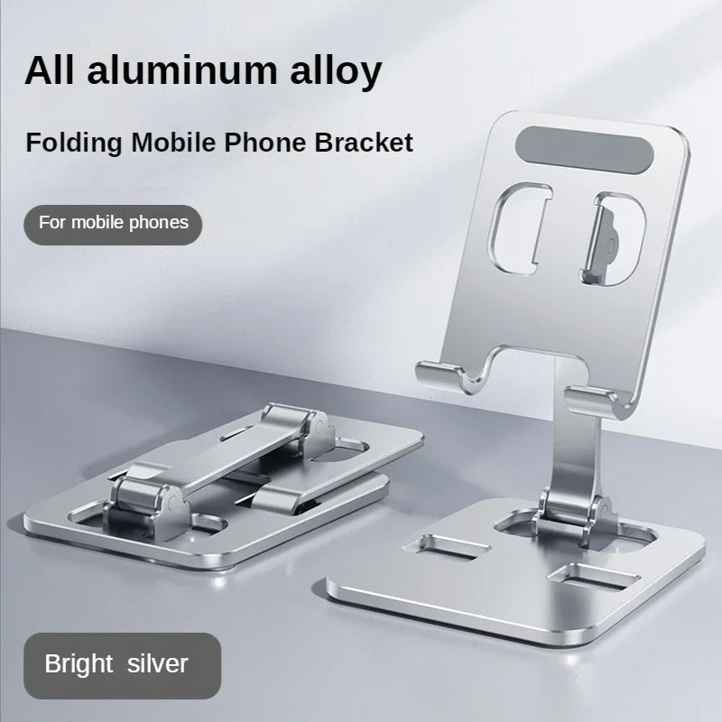 Support universel pour tablette en alliage d'aluminium – Support de bureau pliable et réglable pour iPad, tablettes et smartphones avec angles de vision flexibles