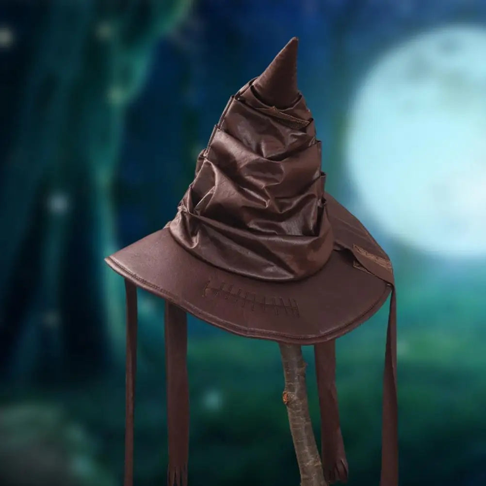 Halloween Wizard & Witch Hat Cosplay Costume – Party Supplies & Decorations for Halloween Dress-Up Events