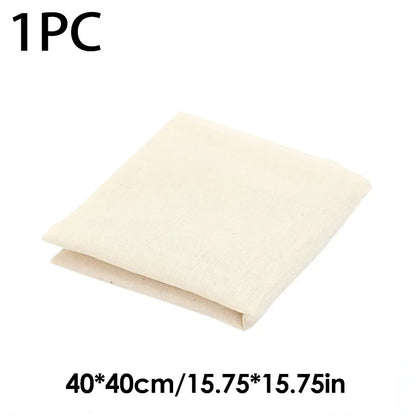 Reusable Nut Milk Bag – Natural Unbleached Cotton Fine Mesh Strainer for Cheese, Yogurt & Tofu