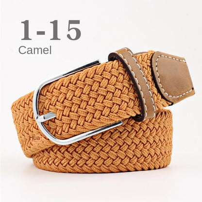 Unisex Canvas Belt Adjustable Nylon Waist Belt for Jeans, Casual & Outdoor Wear (107/120cm)