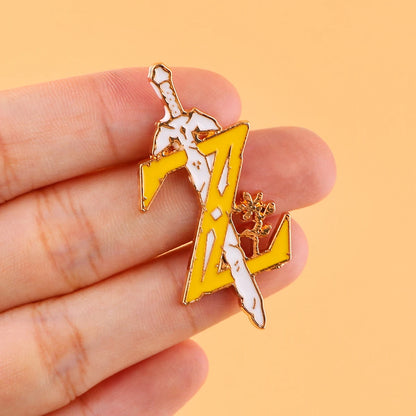 Anime Game Enamel Pins – Metal Lapel Brooch Set for Backpack, Costume & Cosplay Accessories Gift