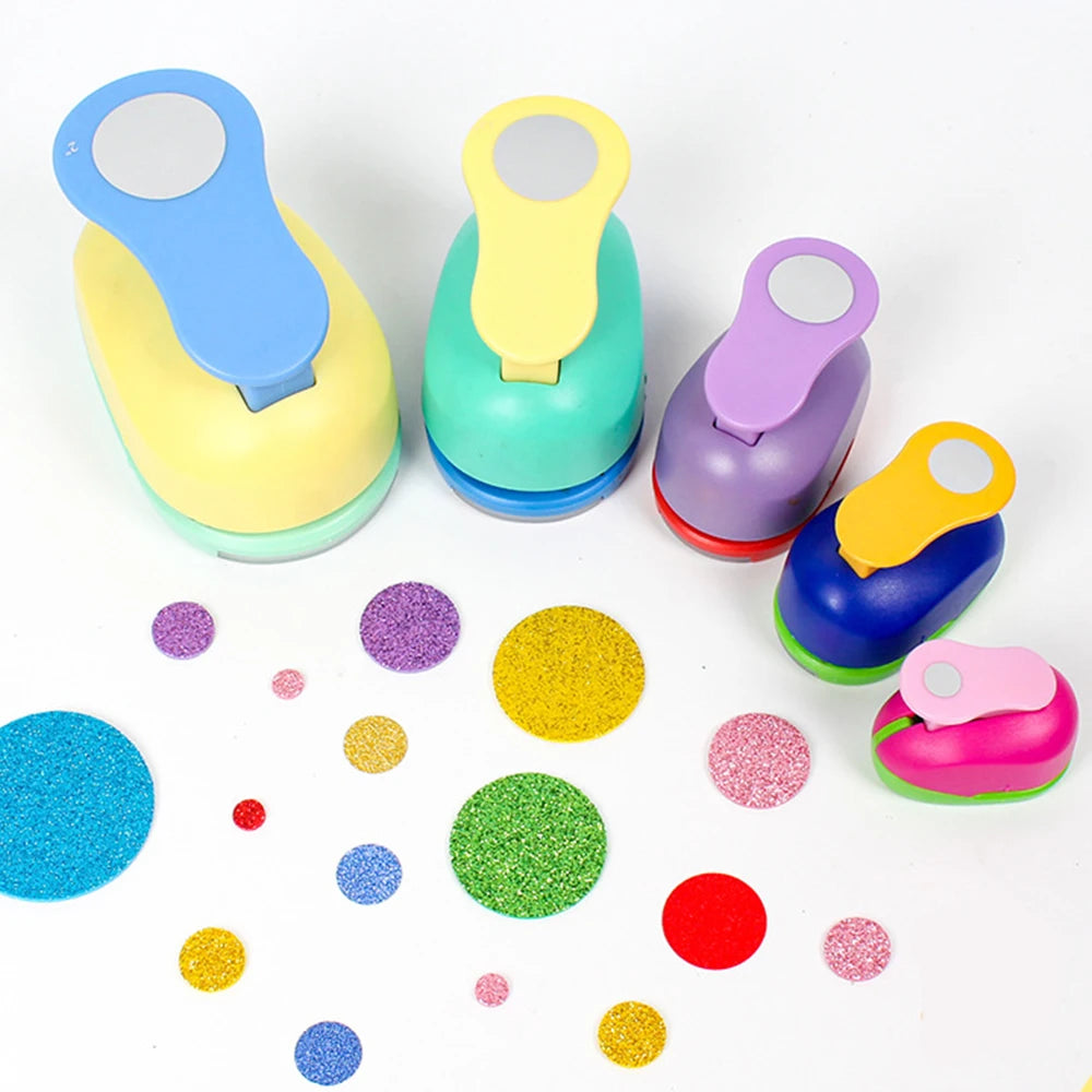 Perforadora circular – Herramienta ajustable para perforar papel con círculos de 1,5 cm a 7,5 cm para álbumes de recortes, manualidades, creación de tarjetas y proyectos de papelería