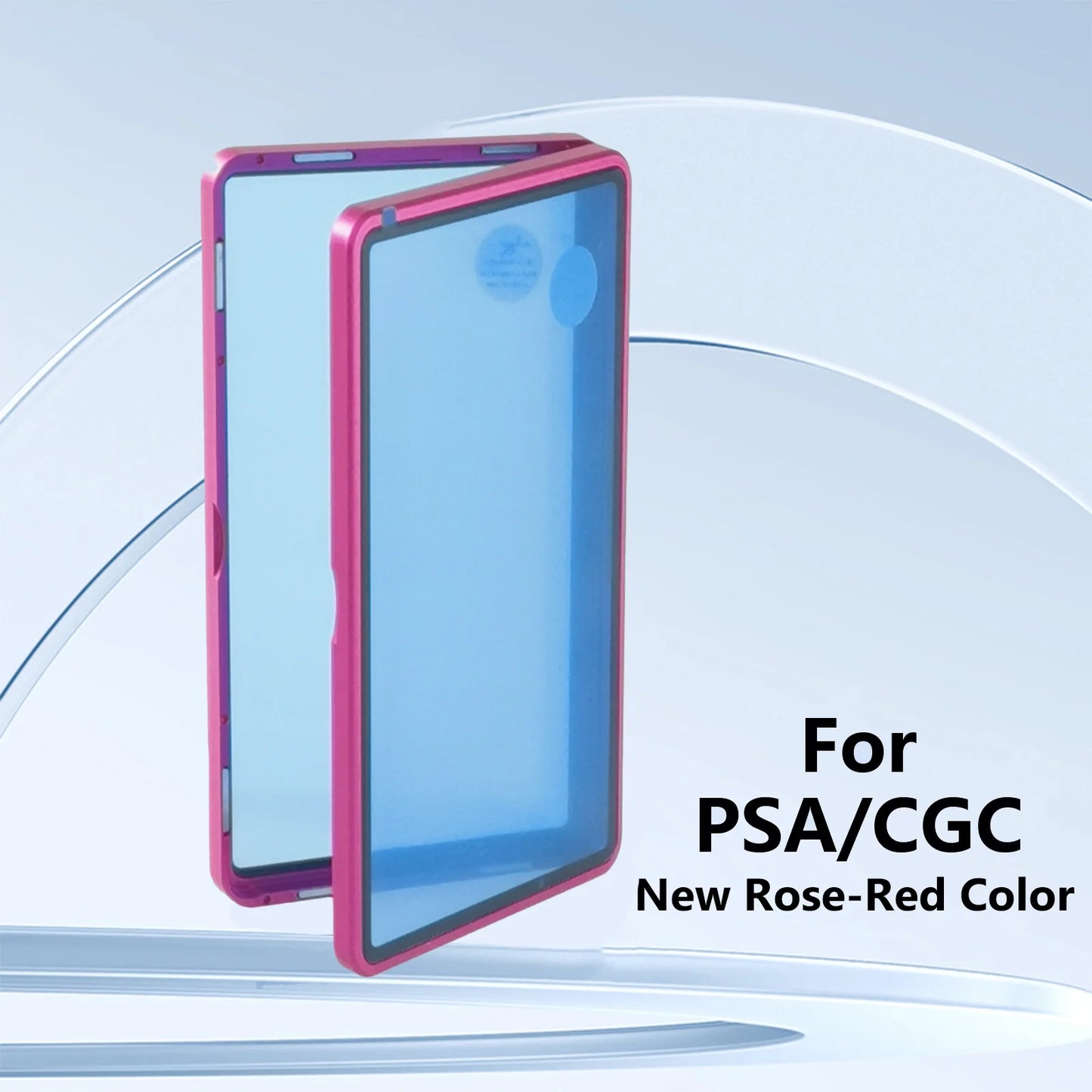 Aluminum Alloy Graded Card Case – PSA/CGC Slab Protector with UV & Scratch Resistant Magnetic Display Box