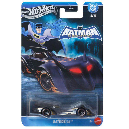 Hot Wheels Batman Series 1966 Classic Batmobile – 1:64 Scale Die-Cast Alloy Car, Batwing Collectible Toy Vehicle & Gift