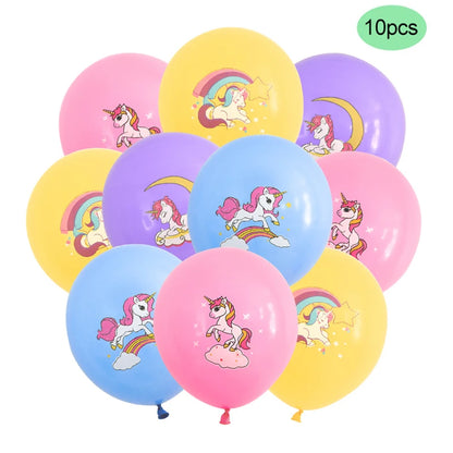Large Standing Unicorn Foil Balloon – Kids' Unicorn Birthday Party Decoration, Cute Animal Balloon for Girls, Baby Shower & Party Favors