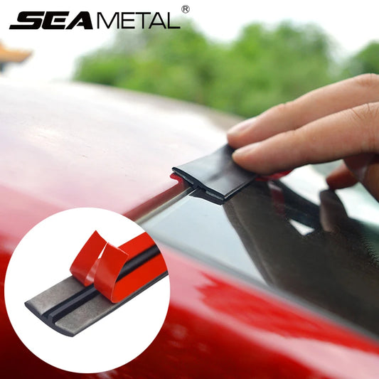 SEAMETAL Burlete de Goma para Automóvil – Tira Universal de Sellado de Bordes para Puertas, Ventanas, Techos y Parabrisas de Automóviles para Reducción de Ruido y Protección Anticolisión