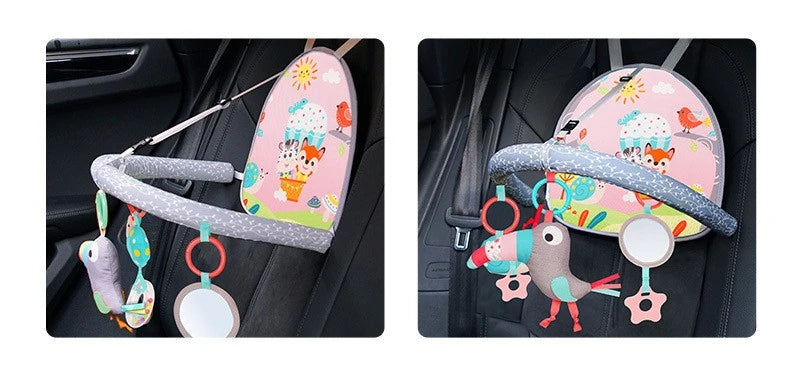 Juguete Colgante para Asiento de Bebé – Sonajero Colgante para Centro de Actividades Infantiles, Juguete Sensorial para Cochecito y Cuna para el Desarrollo Temprano, Juguete para Patadas para Bebés, Regalo para Niños Pequeños y Recién Nacidos