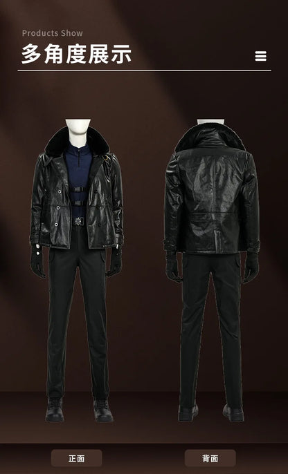 2026 Unisex Cosplay Costume Set – Coat, Elastic Pants, Belt & Gloves Adult Outfit for Convention, Gift & Roleplay