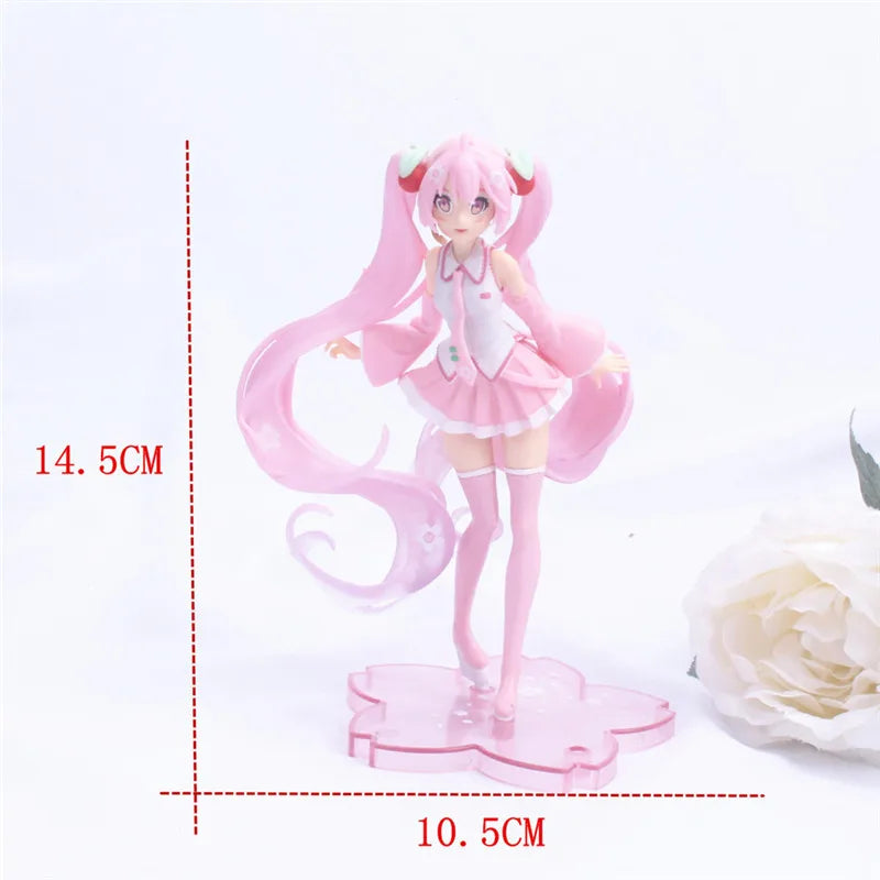 Hatsune Miku Anime Figure – Virtual Singer Manga Statue Figurine Model Toy for Desk Decoration, Cake Topper & Gift