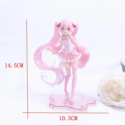 Hatsune Miku Anime Figure – Virtual Singer Manga Statue Figurine Model Toy for Desk Decoration, Cake Topper & Gift