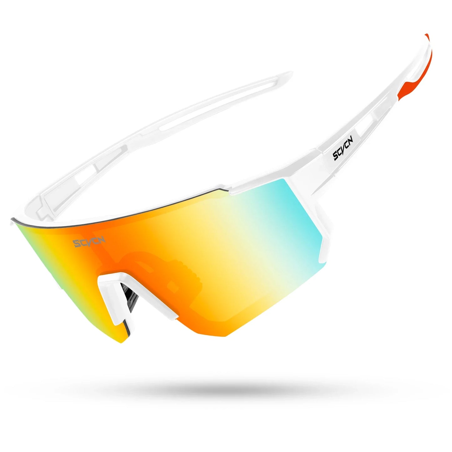SCVCN Cycling Sunglasses – UV400 Sports Eyewear for Men & Women, Road Bike & Outdoor Glasses for Driving, Mountain Climbing & Cycling