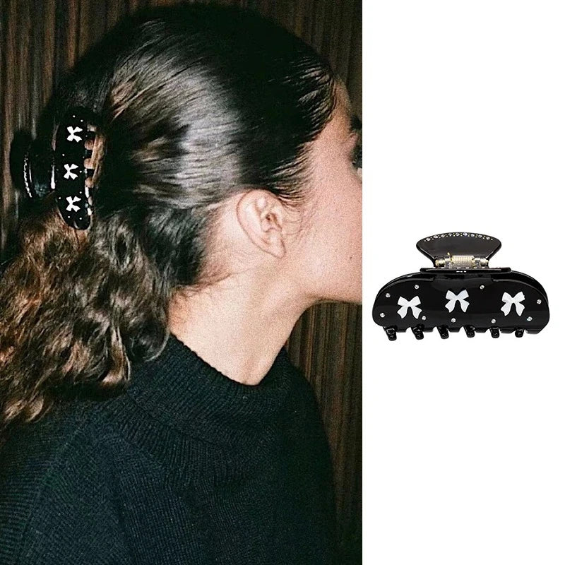 Pinzas para el pelo de cereza bonitas – Pinzas para el pelo de acetato con diamantes de imitación de frutas, flores y mariposas para mujeres y niñas | Accesorios para el pelo de moda Kawaii
