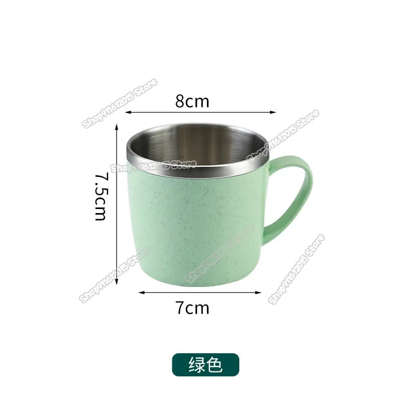 Pokémon Stainless Steel Mug – Pikachu, Snorlax & Eevee Cartoon Drink Cup