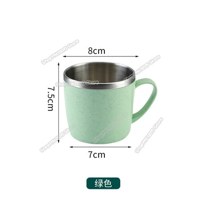 Pokémon Stainless Steel Mug – Pikachu, Snorlax & Eevee Cartoon Drink Cup