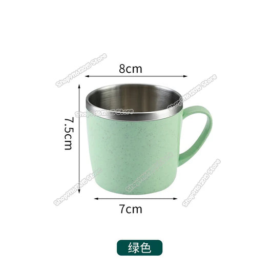 Taza de Acero Inoxidable Pokémon – Vaso de dibujos animados de Pikachu, Snorlax y Eevee