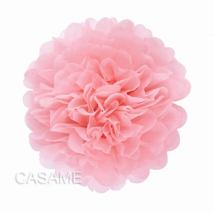 5PCS Tissue Paper Pom Poms – 4–12 Inch Paper Flower Balls for Weddings, Birthdays & Party Decorations
