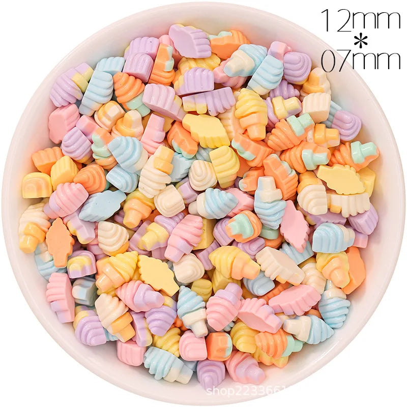 30/300pcs Mini Breloques en Résine Bonbon Fleur Amour – Mignons Accessoires de Bricolage pour Nail Art, Barrettes à Cheveux, Scrapbooking, Bijoux Faits Main et Projets Créatifs pour Enfants