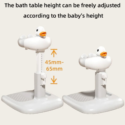 Soporte Ajustable para Bañera de Bebé – Mesa Plegable Antideslizante para Baño de Niños para Uso Doméstico