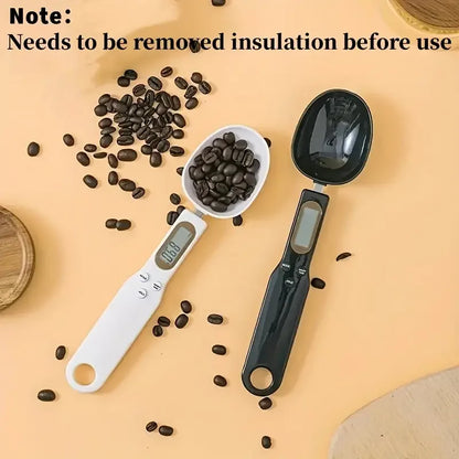 500g 0.1g Digital Kitchen Scale – LCD Electronic Measuring Spoon Scale for Flour, Milk, Coffee & Food, Mini Precision Baking Weighing Tool