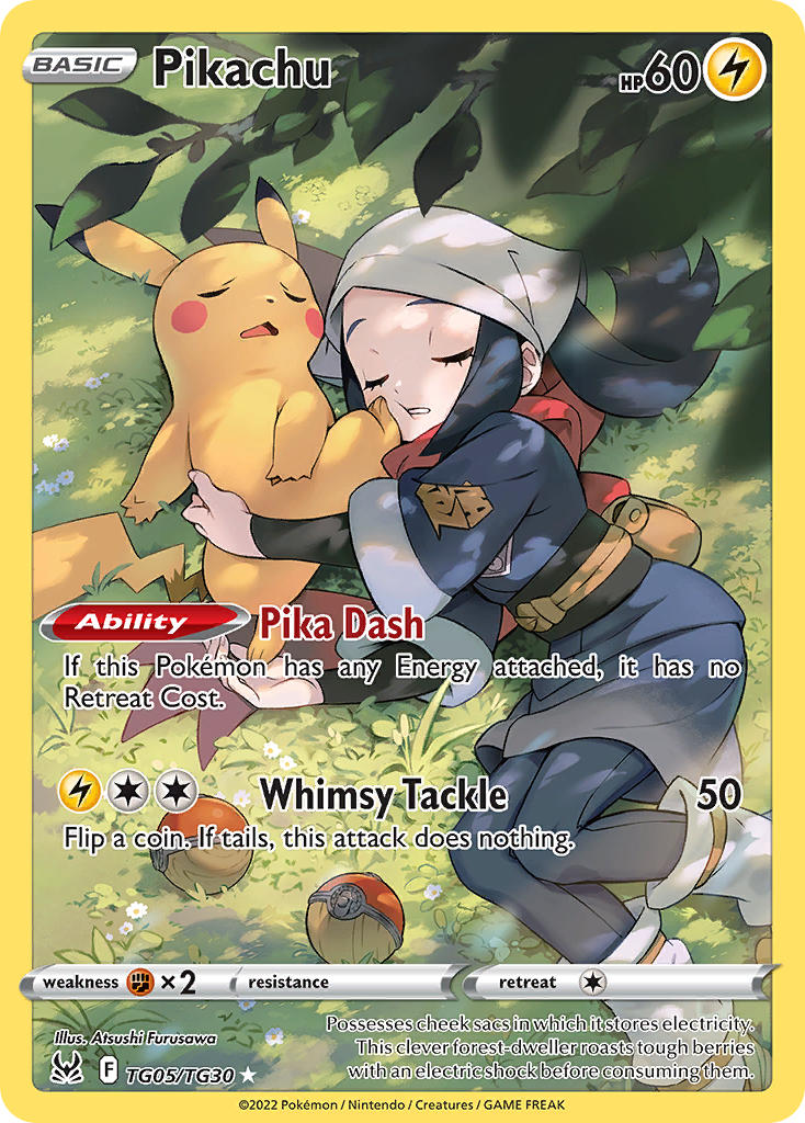 Pikachu #TG05/TG30 Lost Origin 2022 Near Mint