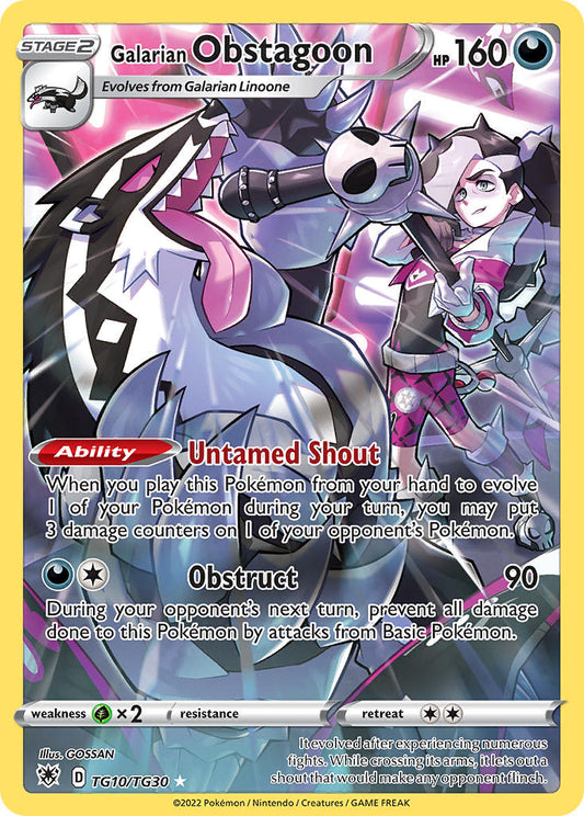 Galarian Obstagoon #TG10/TG30 Astral Radiance 2022 Near Mint