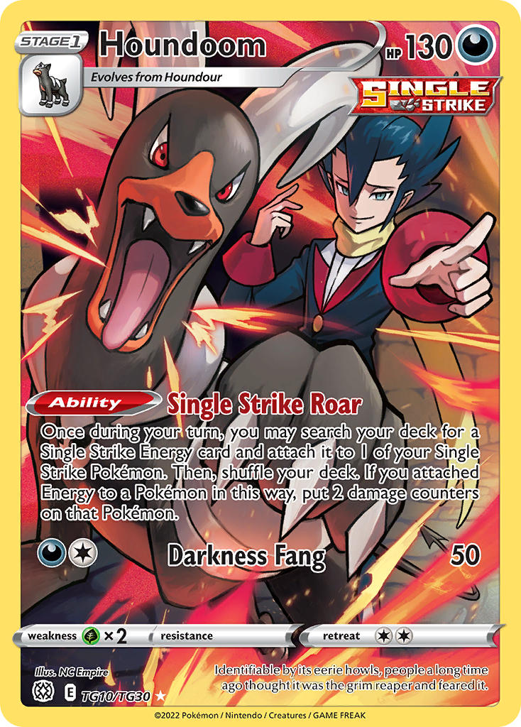 Houndoom 2022 Brilliant Stars Brilliant Stars #TG10/TG30 Casi Nuevo