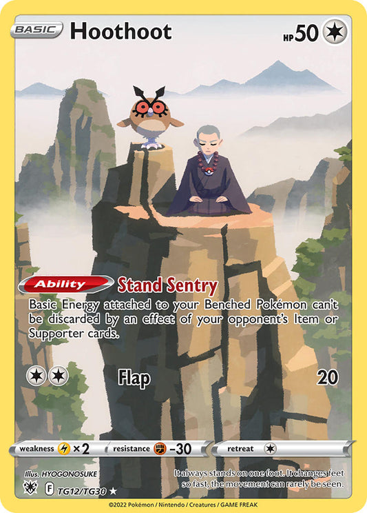 Hoothoot 2022 Resplandor Astral Resplandor Astral #TG12/TG30 Casi Nuevo