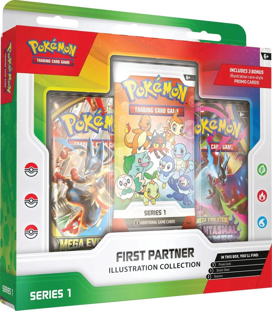 First Partner Illustration Collection Series 1 Mega Evolution TCG