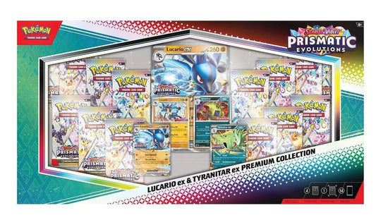 Lucario ex & Tyranitar ex Premium Collection # Scarlet & Violet TCG Merchandise