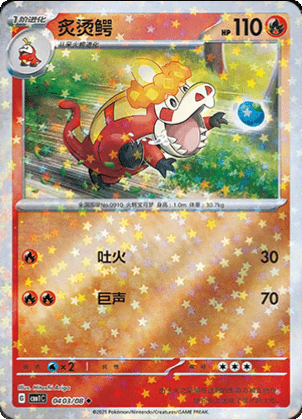 Crocalor (Stars Pattern) (CN) 0403/08 - NM