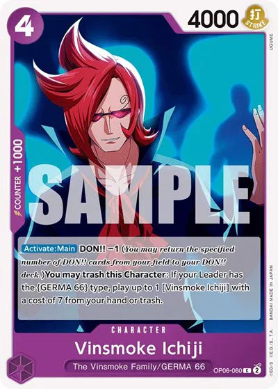 Vinsmoke Ichiji OP06-060 - NM