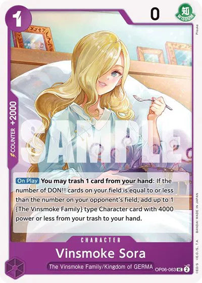 Vinsmoke Sora OP06-063 - CN